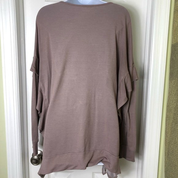 PLEIONE | Ruffle Jersey Knit Tunic - Picture 2 of 4